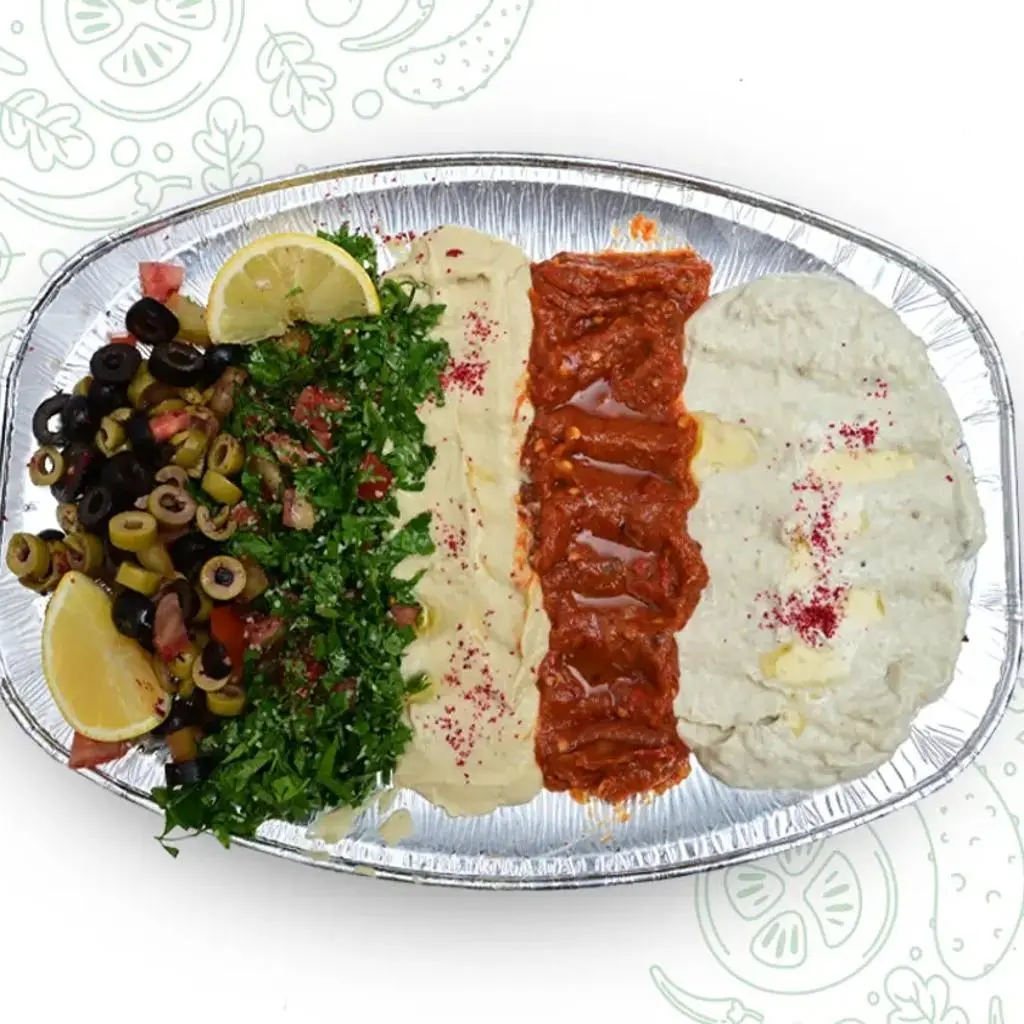 صحن مقبلات مشكل